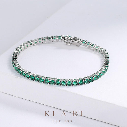 A-Yeong Emerald Tennis Bracelet 💚
