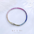 A-Yeong Rainbow Tennis Bracelet (3MM) 🌈