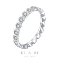 Hei-Ryung Heart Eternity Ring (Silver) 🤍