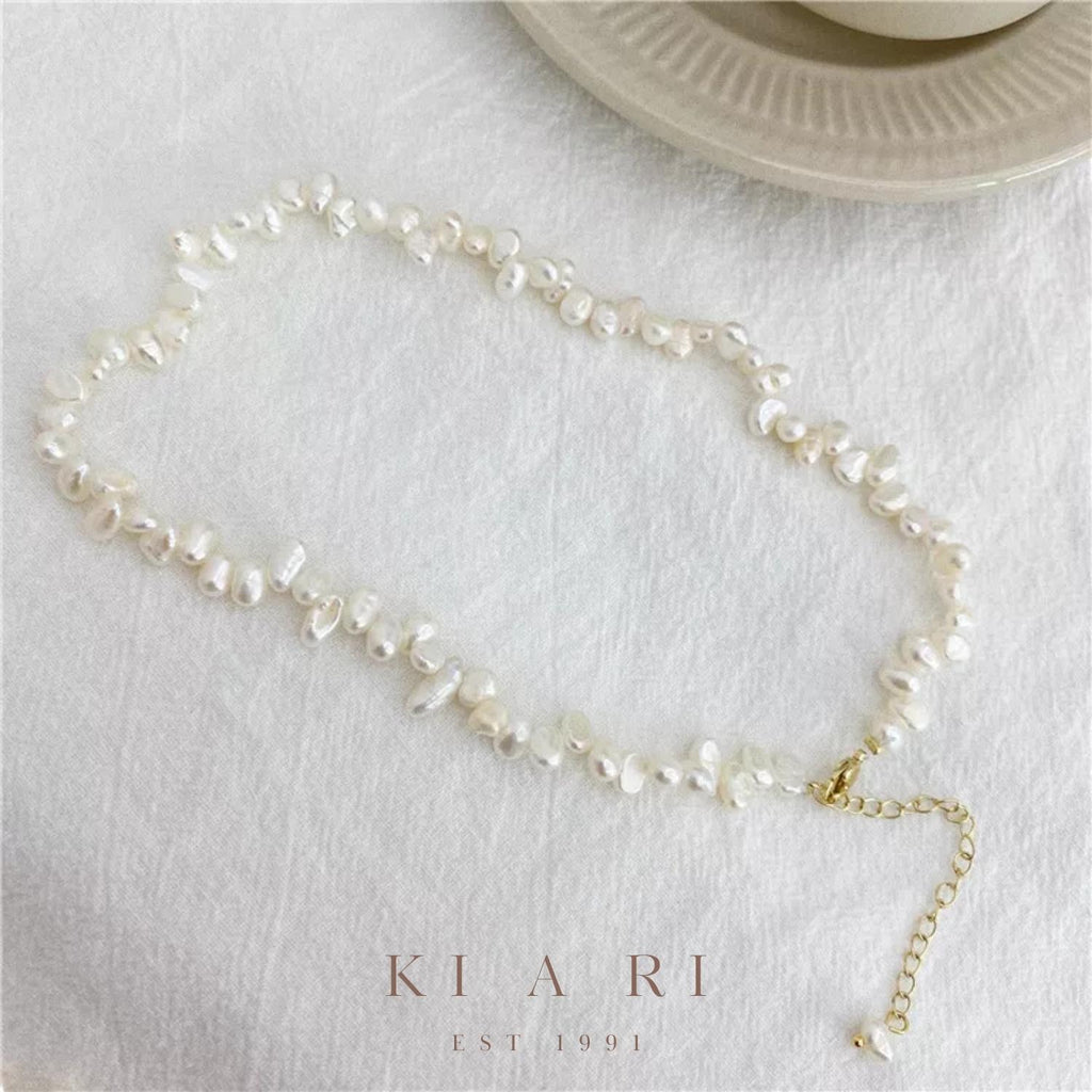 Kaitlyn Vintage Baroque Freshwater Pearl Necklace 🦪