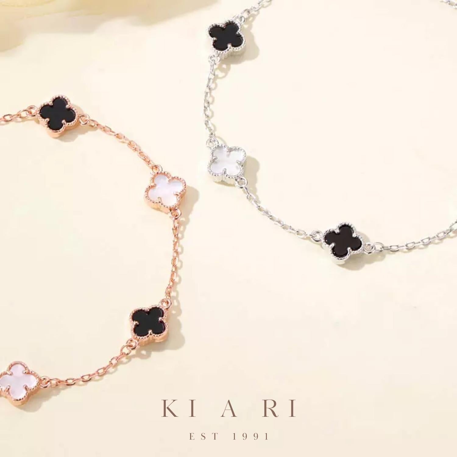 Hee-Jin Four Leaf Clover Bracelet (Rose Gold) 🍀