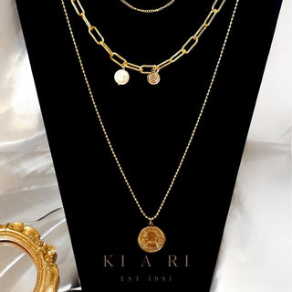 Ye-Jin 18K Gold Plated Pearl Layered Necklace 🦪