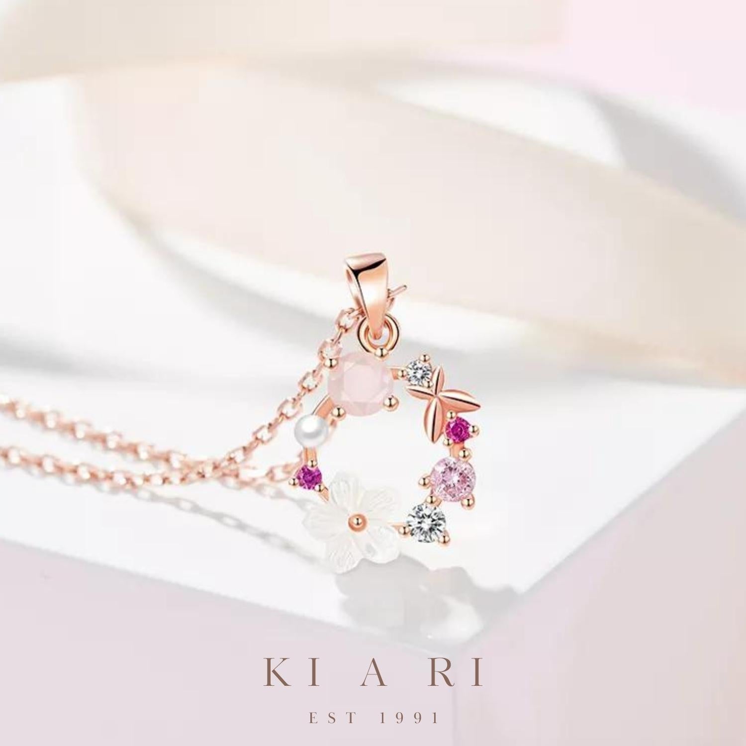 Young-Soon Flower Ring Garland Necklace 🌺