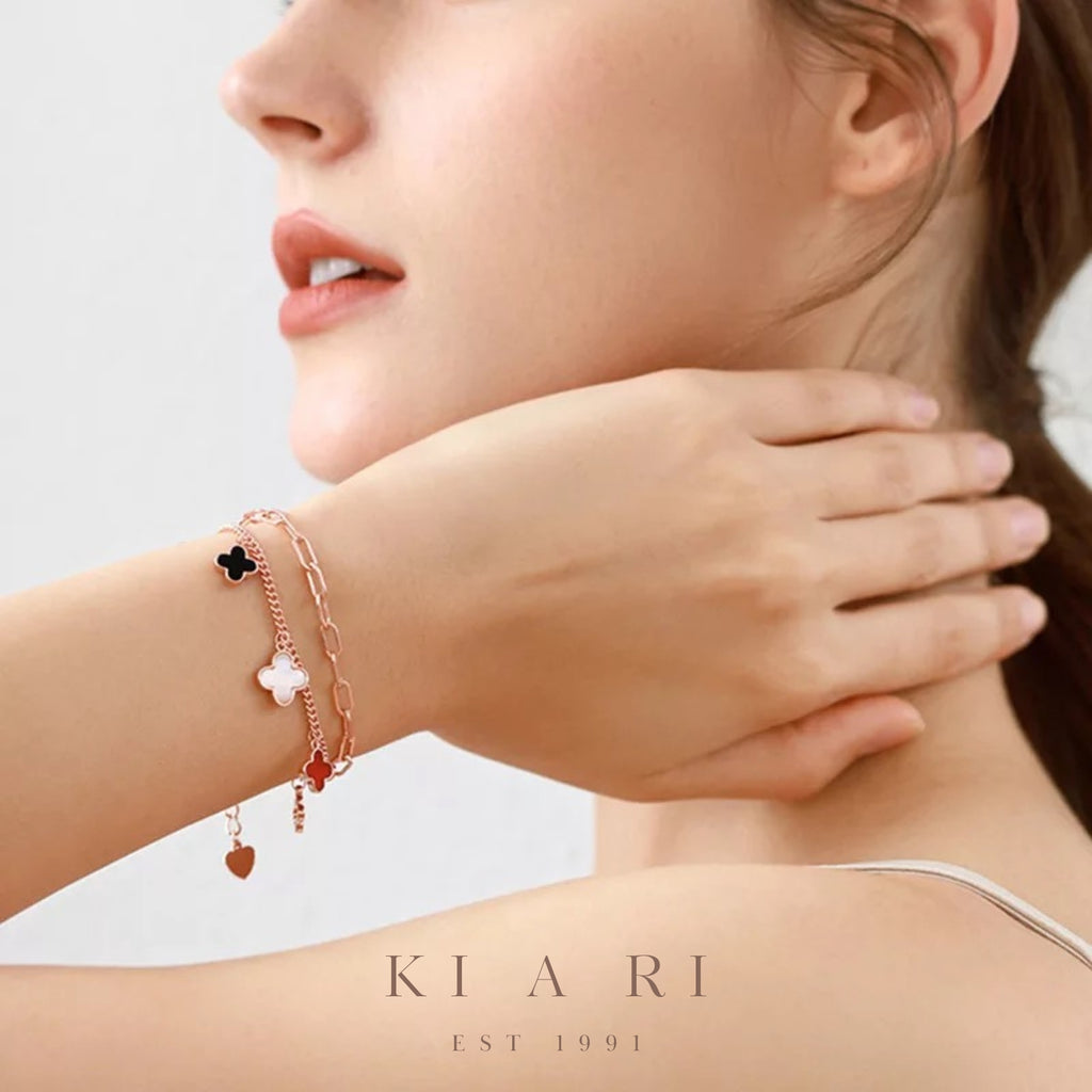 Hei-Ran Four Leaf Clover Bracelet 🍀