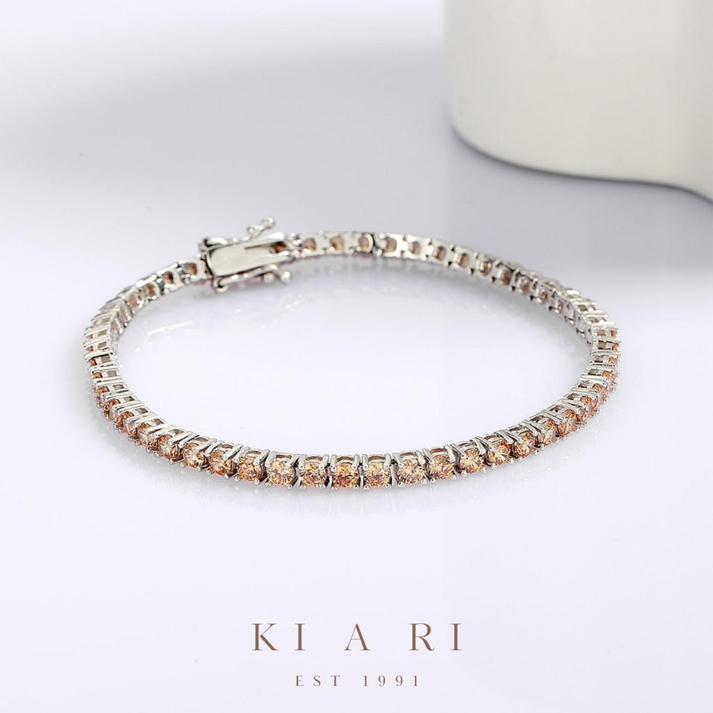A-Yeong Champagne Tennis Bracelet 🧡