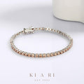 A-Yeong Champagne Tennis Bracelet 🧡