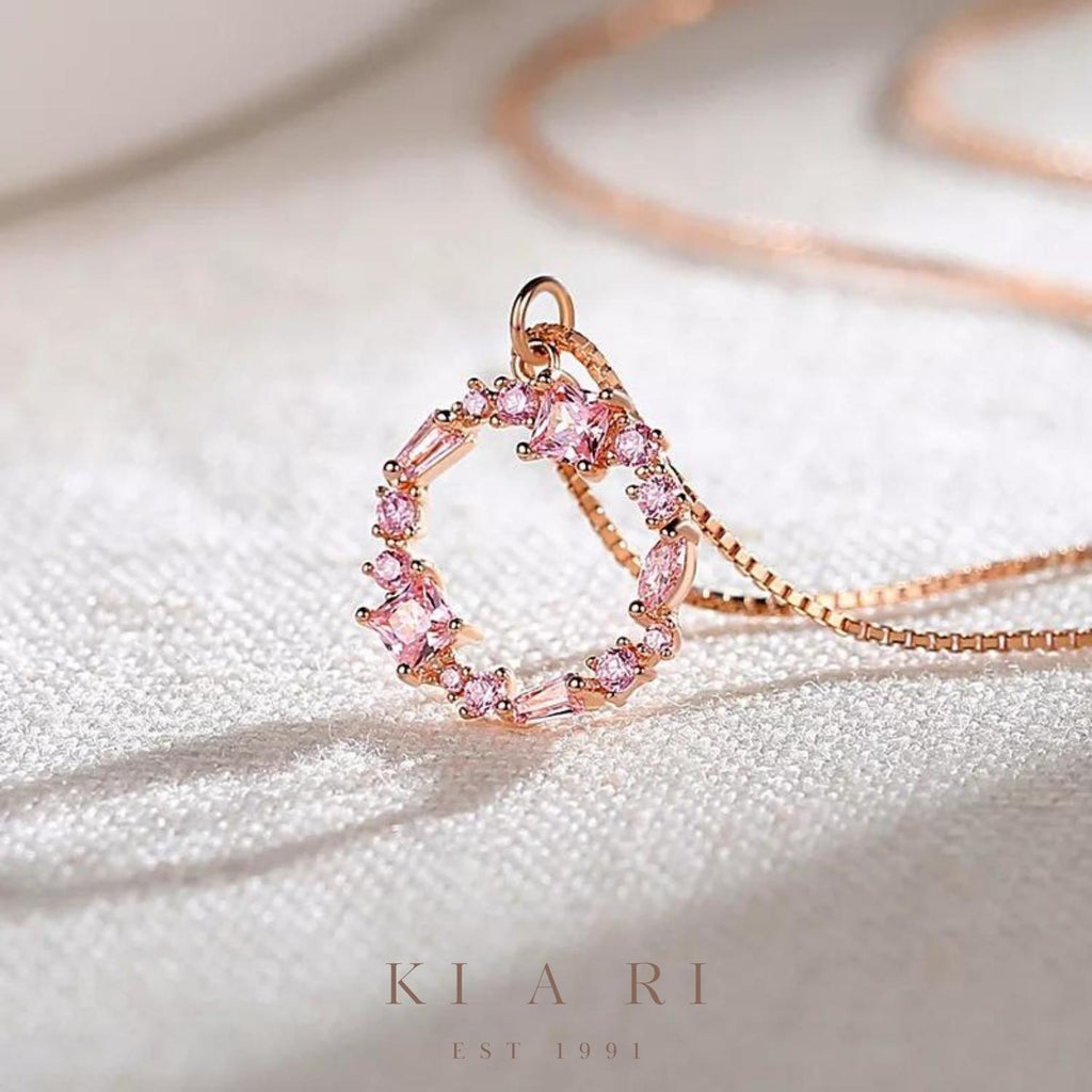 Young-Mi Tourmaline Ring Garland Necklace 🌸