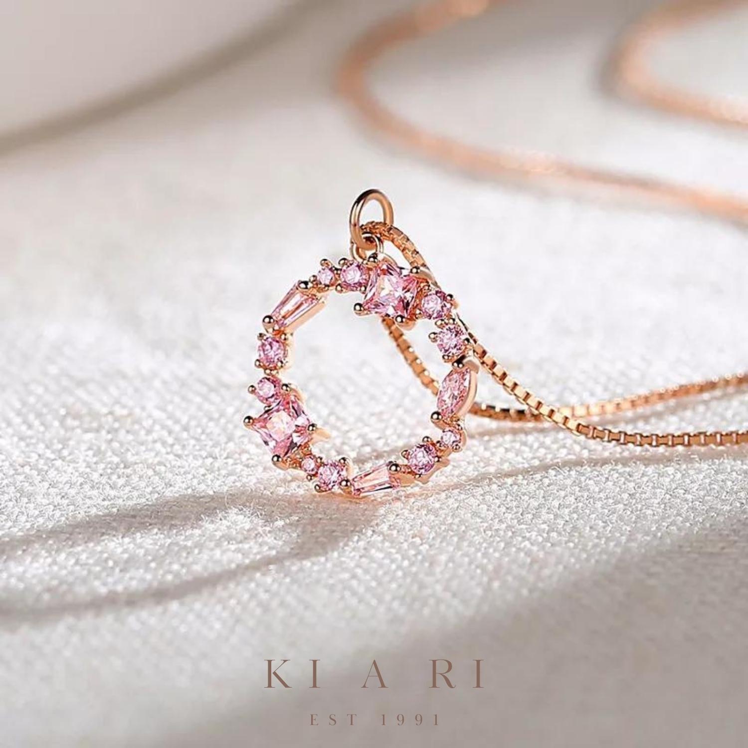 Young-Mi Tourmaline Ring Garland Necklace 🌸