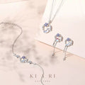 Luna Moonstone Flower Earrings (Silver)🌙
