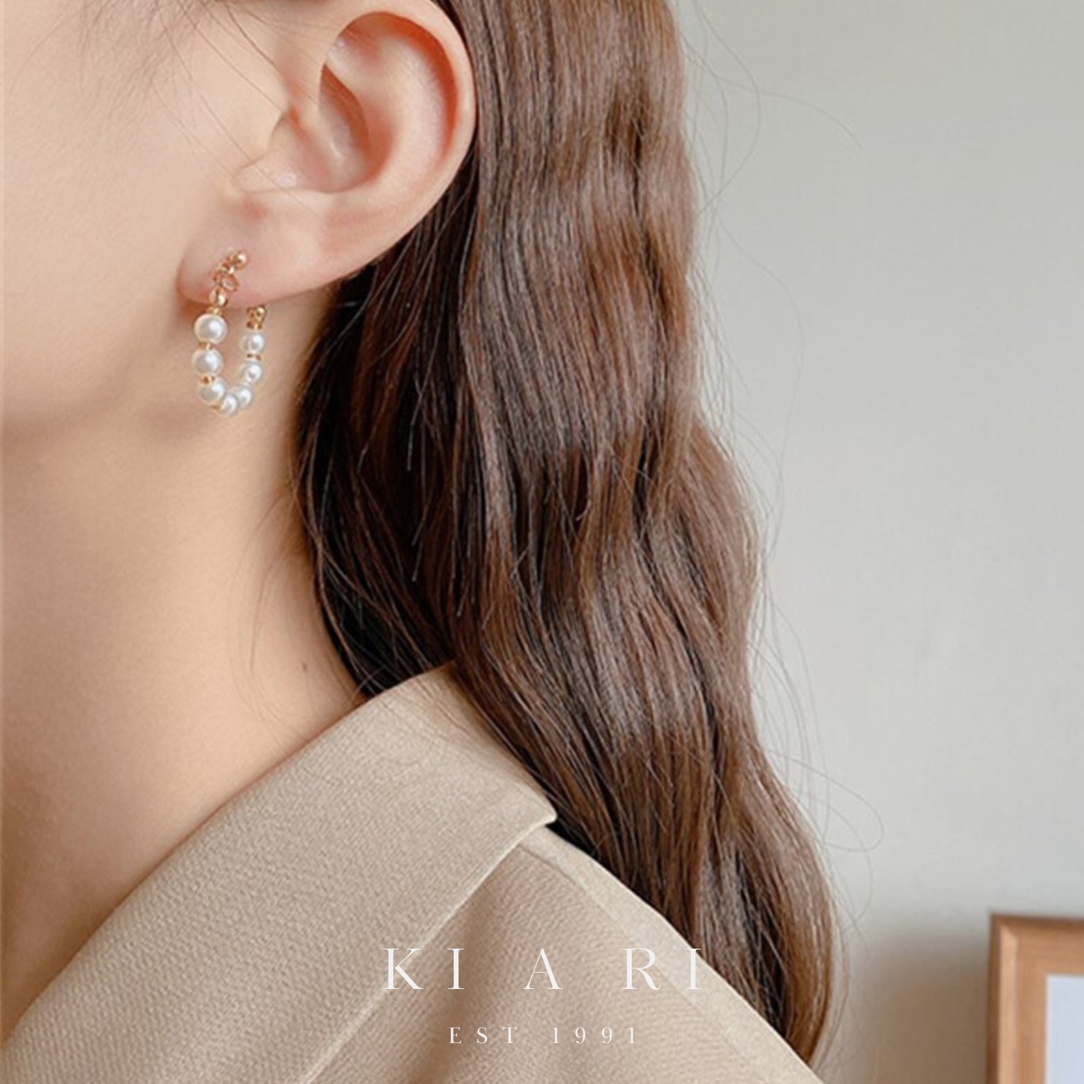 Young Soo Freshwater Pearl Round Loop Earrings 🦪