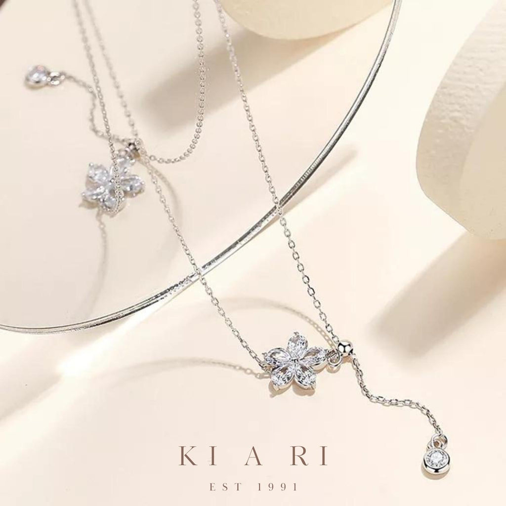Eun-Joo Floral Drop Necklace 🌼