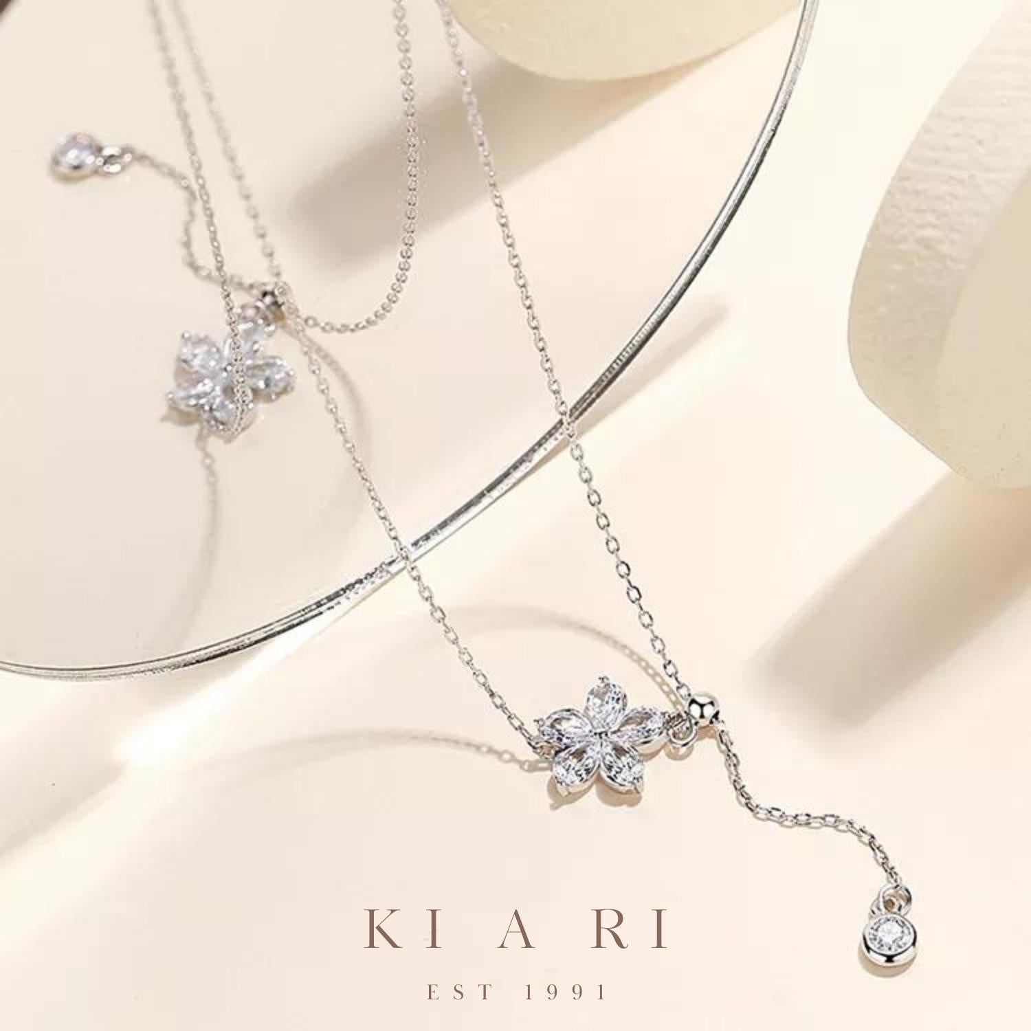Eun-Joo Floral Drop Necklace 🌼