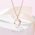 Young-Soon Flower Ring Garland Necklace 🌺