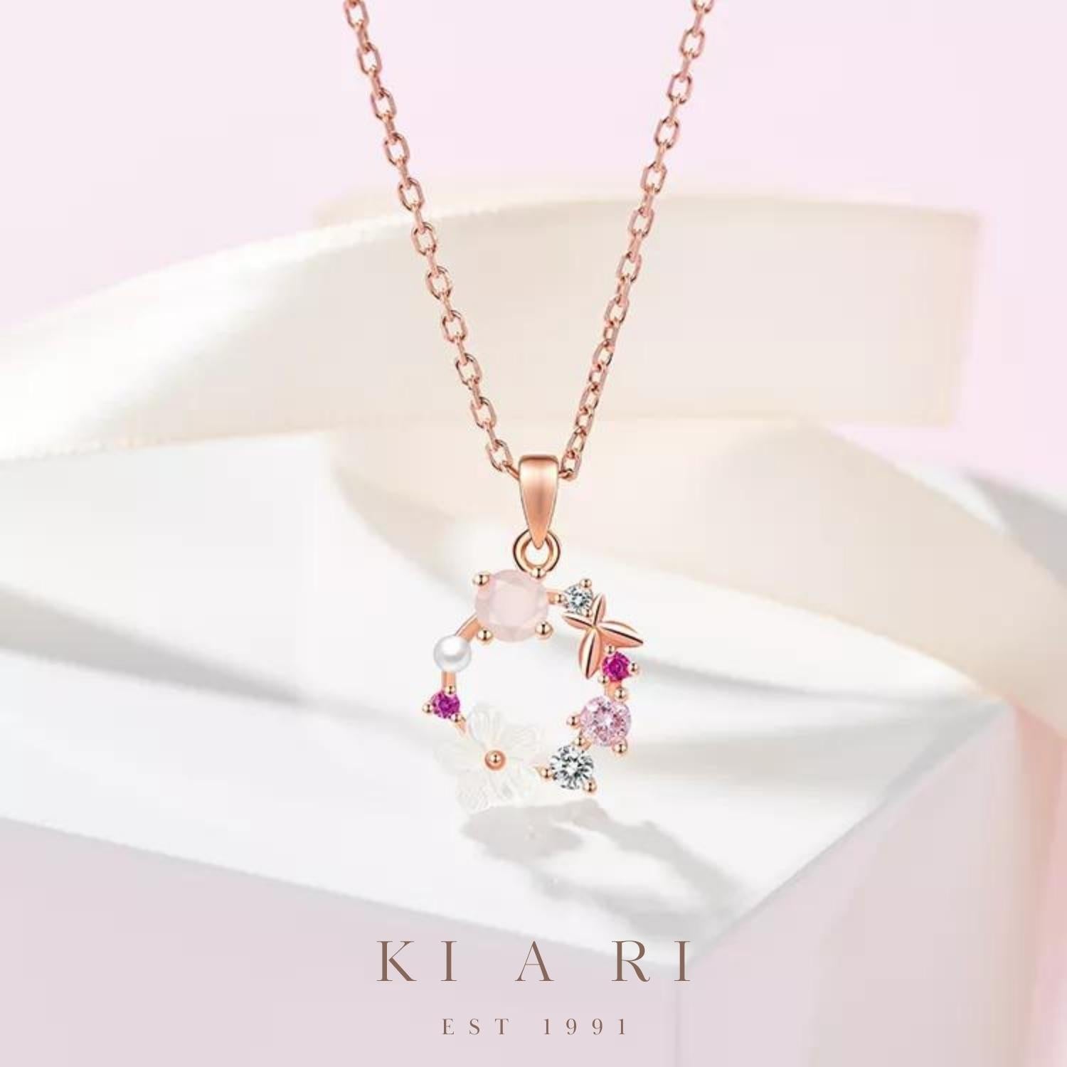 Young-Soon Flower Ring Garland Necklace 🌺