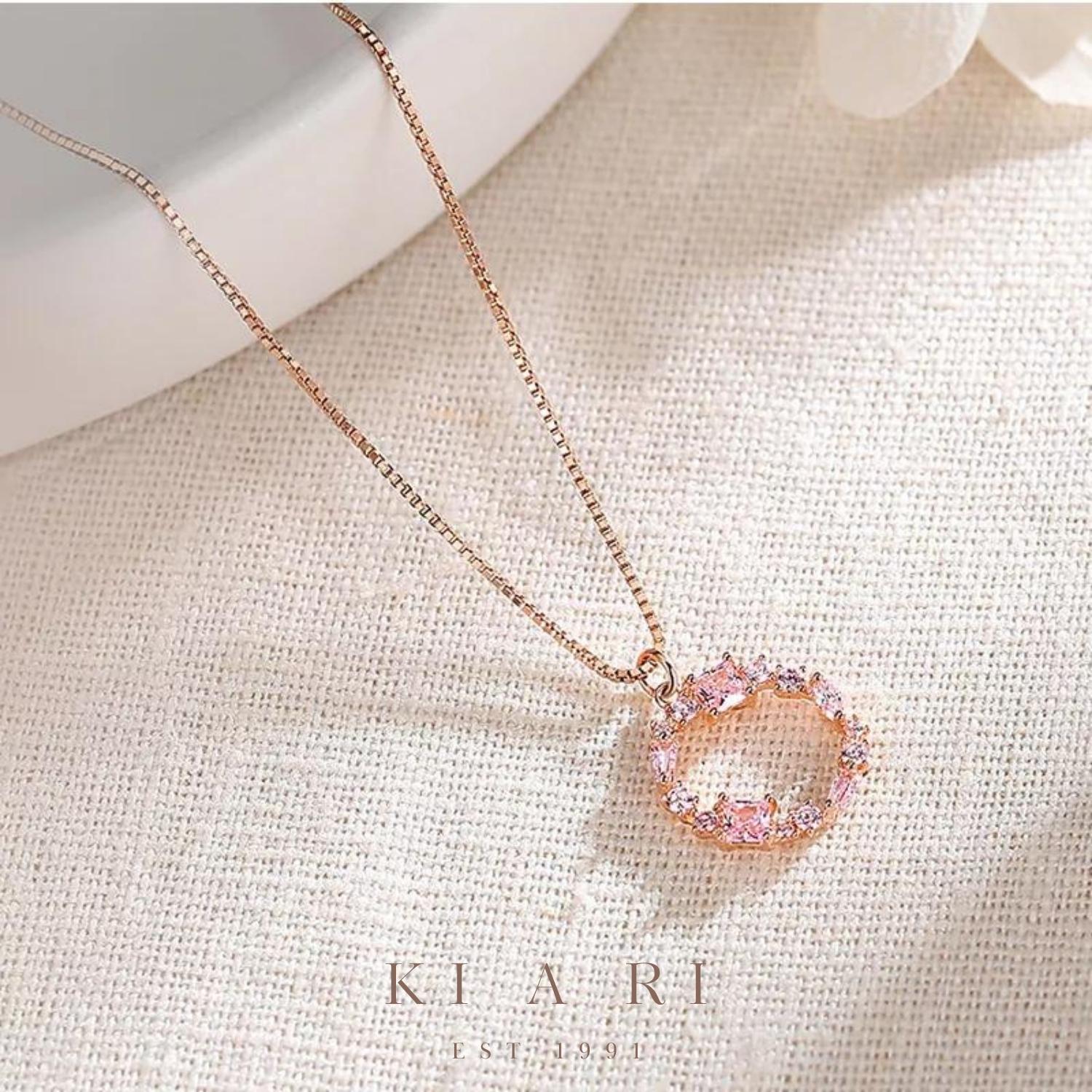 Young-Mi Tourmaline Ring Garland Necklace 🌸