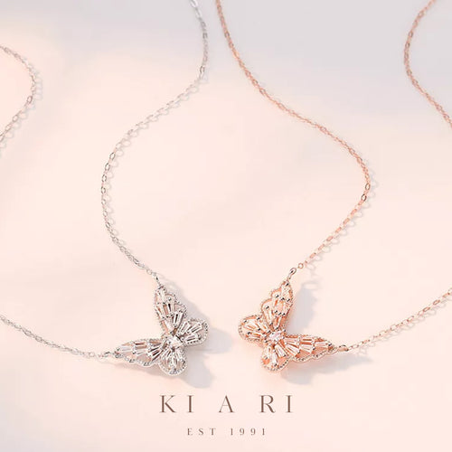 Aponi Butterfly Necklace (Rose Gold) 🦋