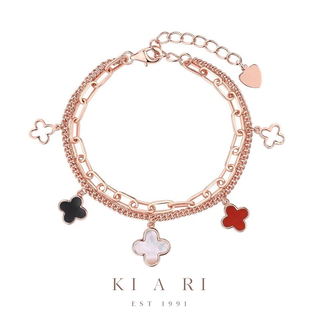 Hei-Ran Four Leaf Clover Bracelet 🍀