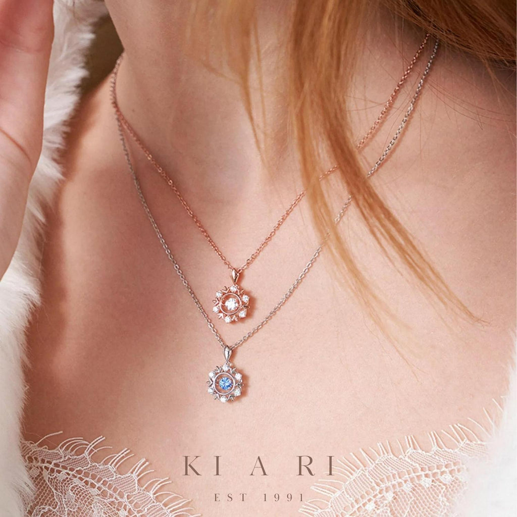 Sena Dancing Snowflake Necklace ❄️