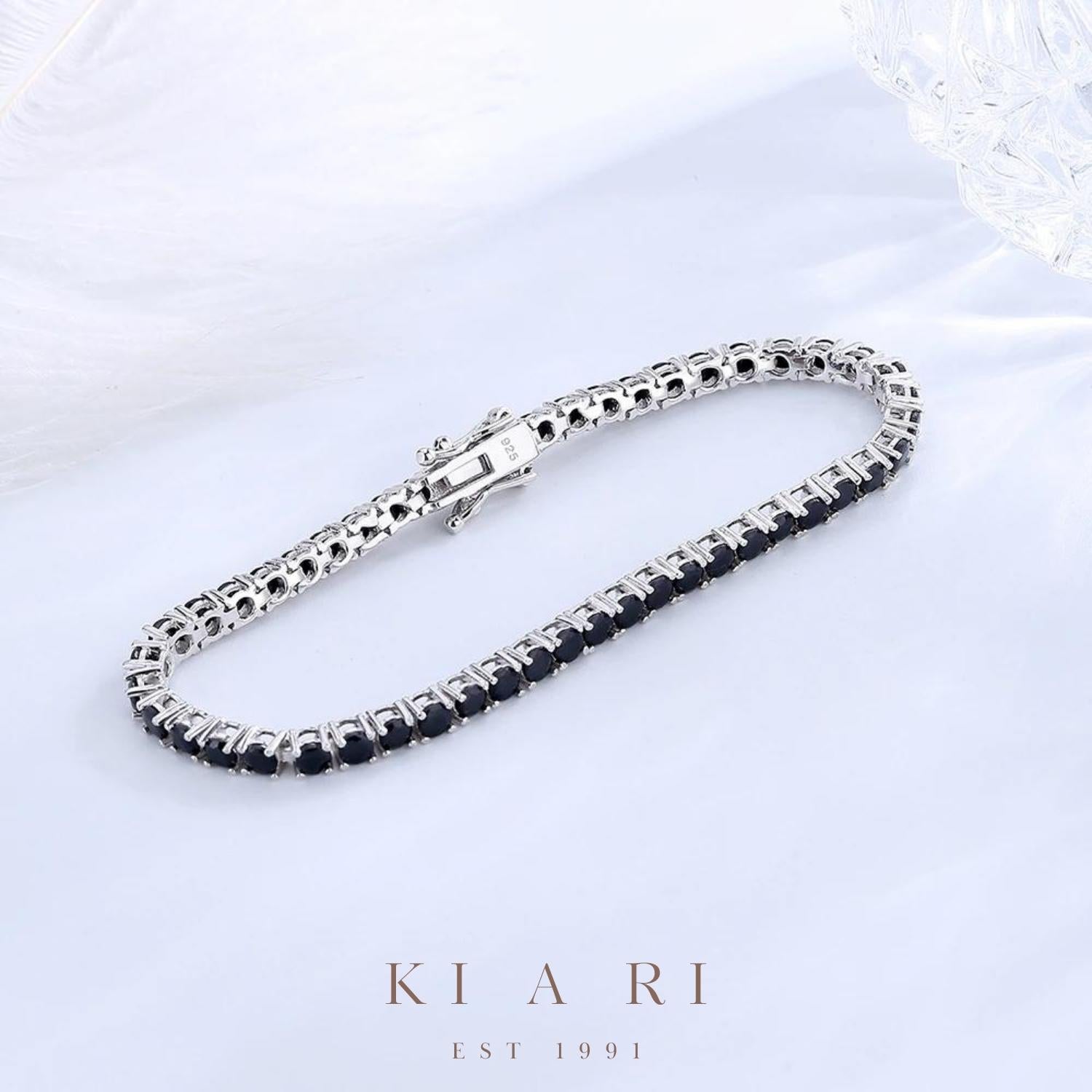 A-Yeong Black Tennis Bracelet 🖤