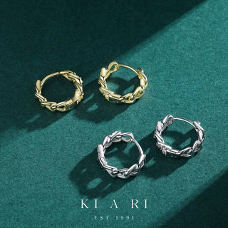 Yoojin Chain Huggies Earrings (Gold) ⛓️