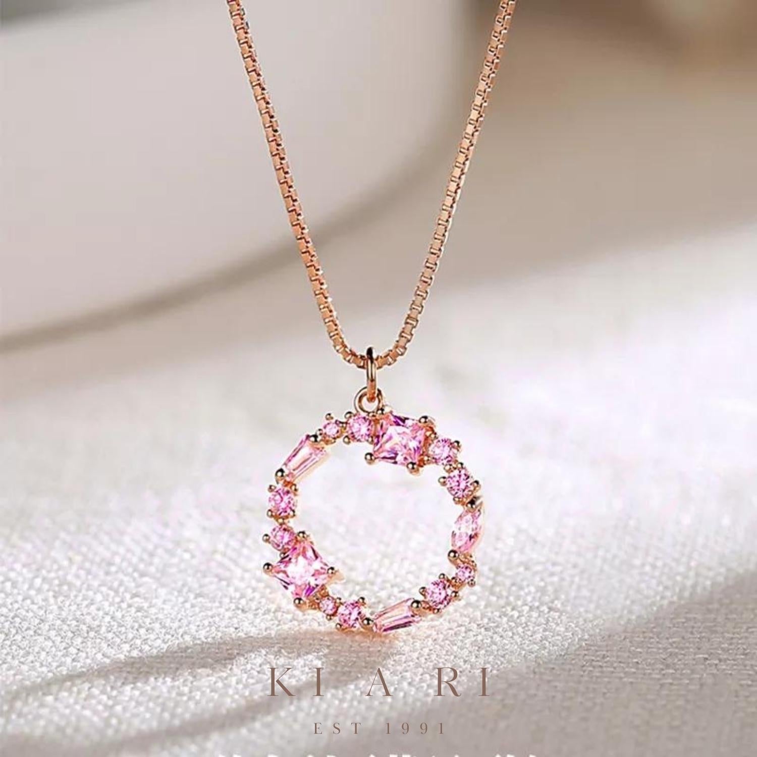 Young-Mi Tourmaline Ring Garland Necklace 🌸