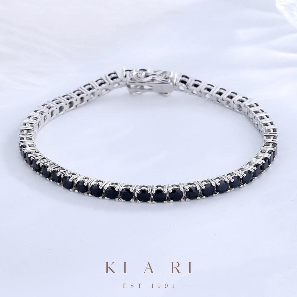 A-Yeong Black Tennis Bracelet 🖤