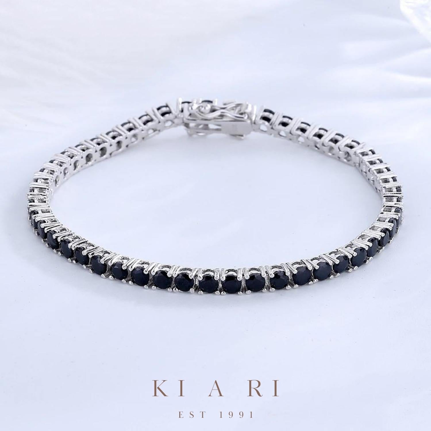 A-Yeong Black Tennis Bracelet 🖤