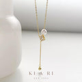 Isabelle 18K Gold Plated Pearl Drop Necklace ✨