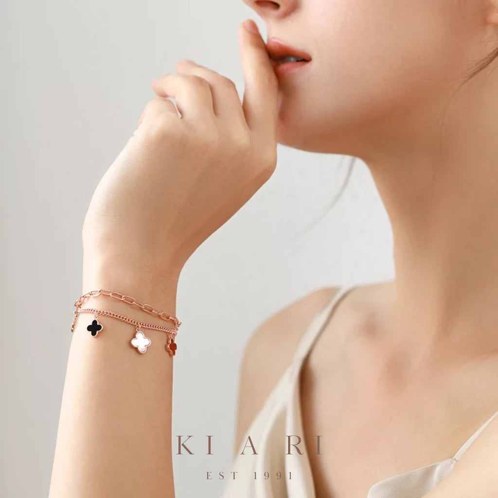 Hei-Ran Four Leaf Clover Bracelet 🍀