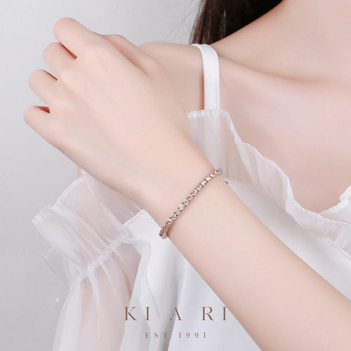 A-Yeong Champagne Tennis Bracelet 🧡