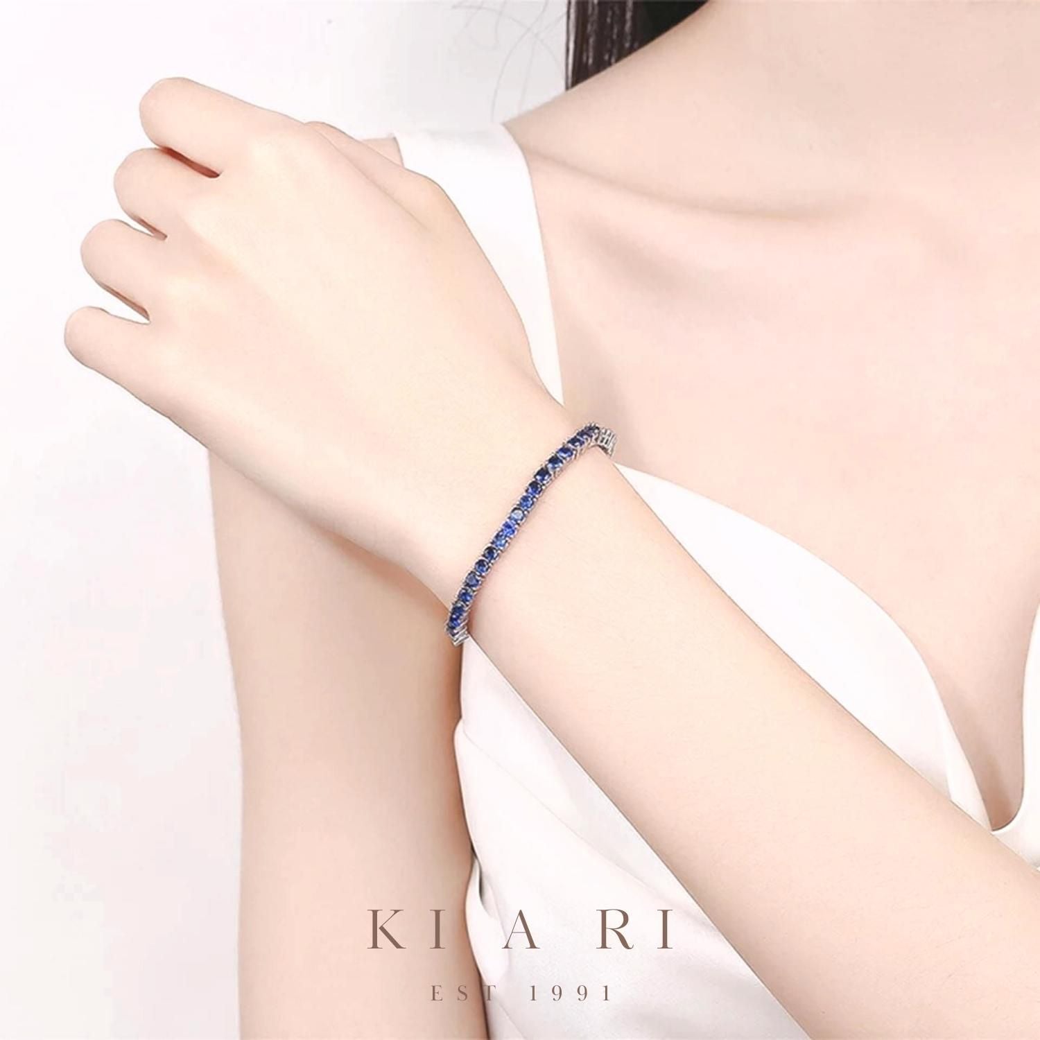 A-Yeong Sapphire Tennis Bracelet 💙