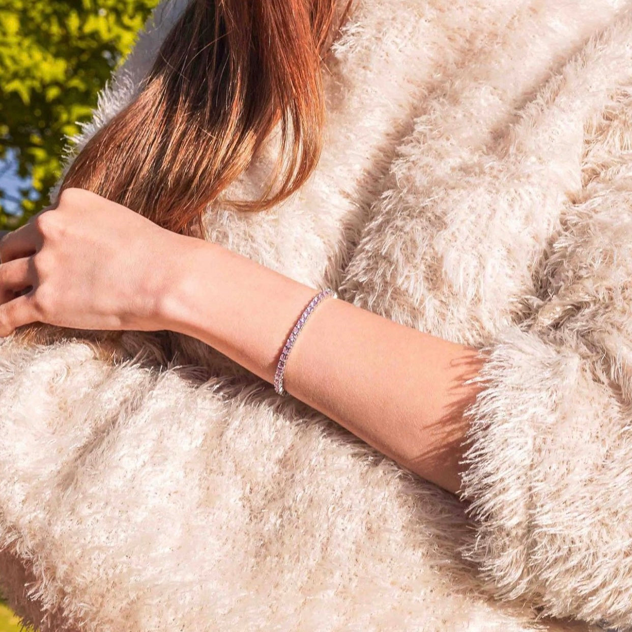 A-Yeong Blush Tennis Bracelet 💗
