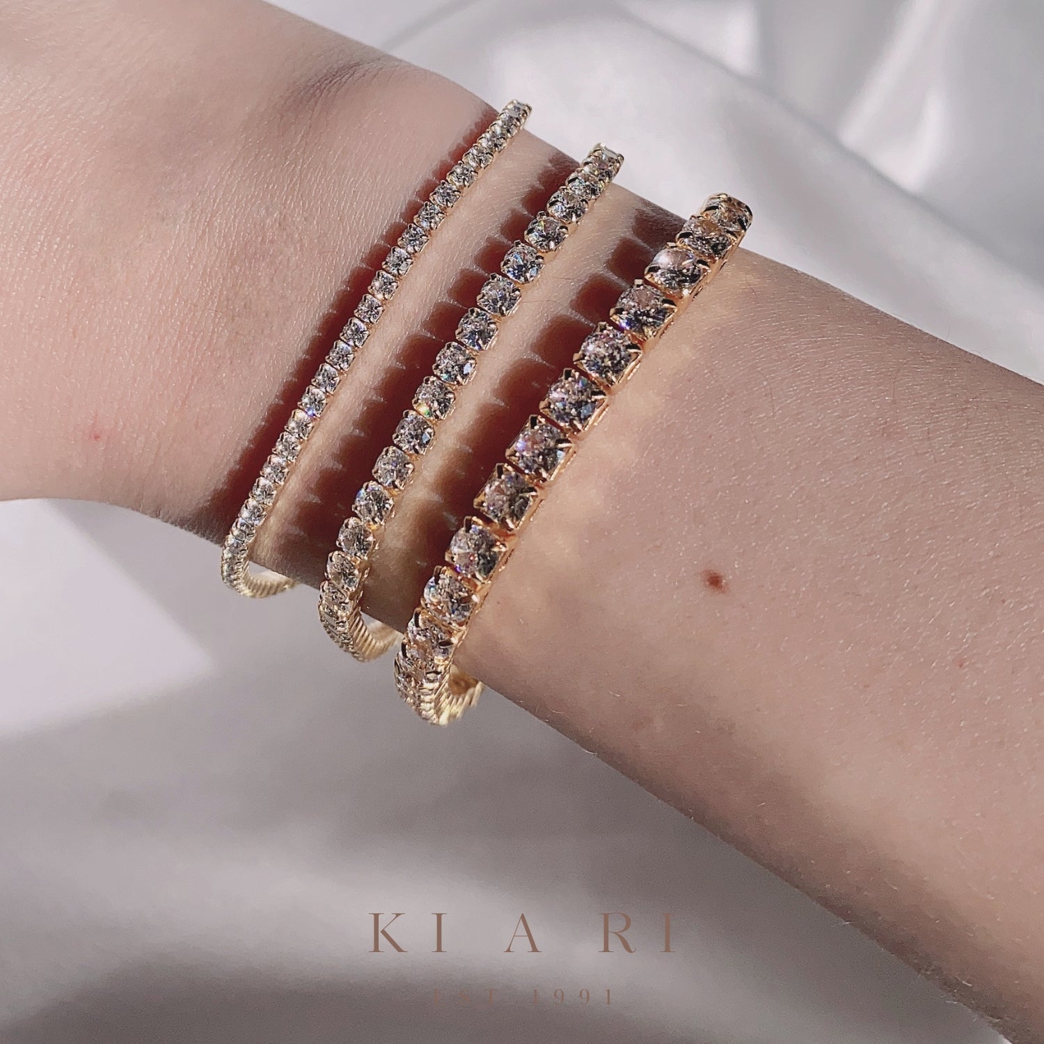 I-Jun 14K Gold Plated Tennis Bracelet (4MM) ✨