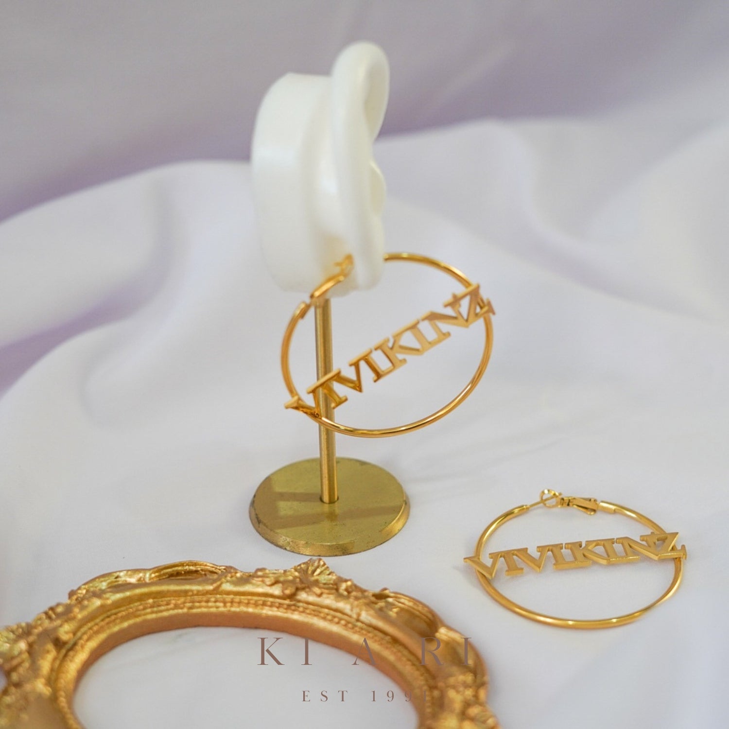 Vivikinz Personalised Hoop Earrings ✨