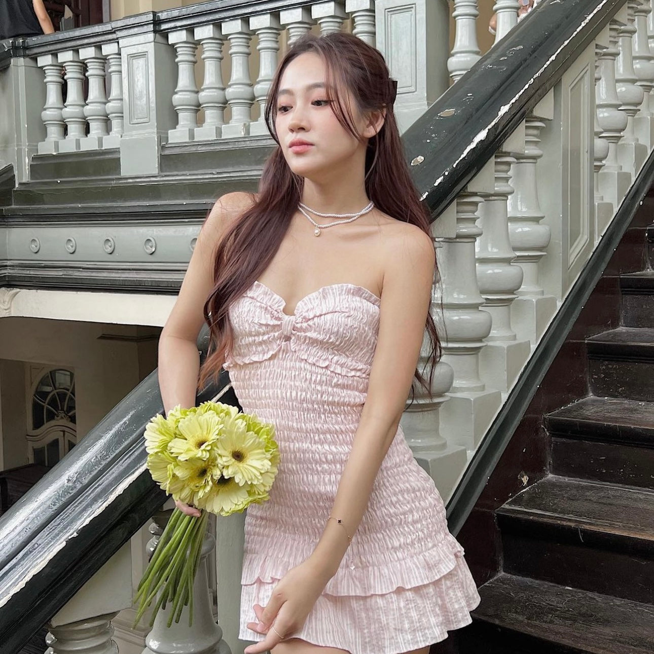 Hee-Jin Four Leaf Clover Bracelet (Rose Gold) 🍀